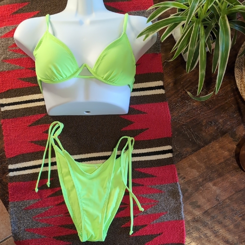 Neon Green Bikini